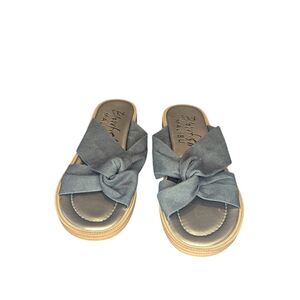 Blowfish Malibu Women's Blue Bow Sandals